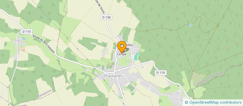 localisation de l'entreprise MADAME DANIELE JAILLARD  CHAULGNES