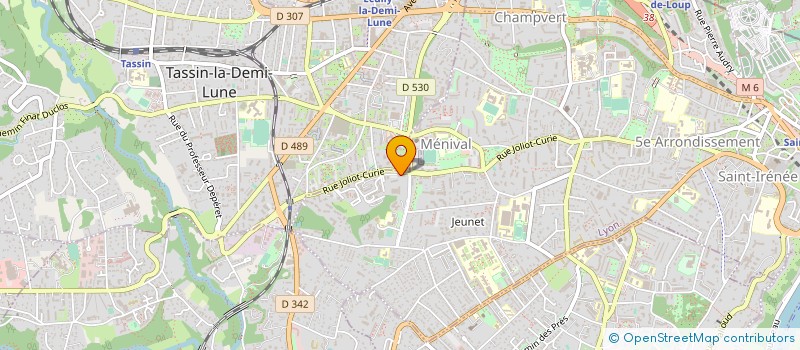 localisation de l'entreprise MADAME DANIELE JANCE à LYON