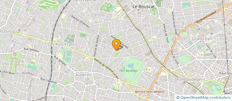 localisation de l'entreprise MADAME DANIELE JANY à BORDEAUX