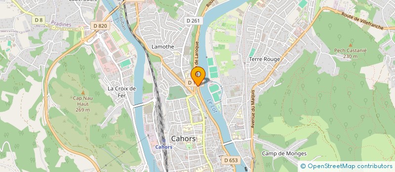 localisation de l'entreprise MADAME DANIELE JOIADE  CAHORS