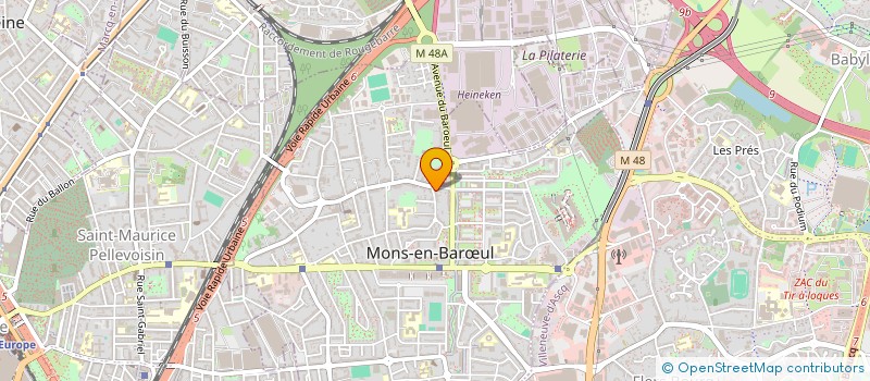 localisation de l'entreprise MADAME DANIELE KAWALA  MONS-EN-BARUL