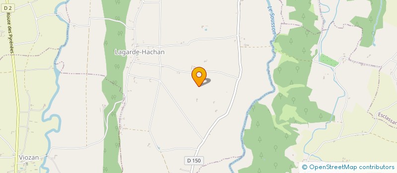 localisation de l'entreprise MADAME DANIELE LACASSAGNE  SOMBRUN