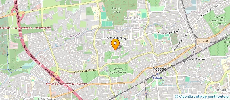 localisation de l'entreprise MADAME DANIELE LALISOU  PESSAC