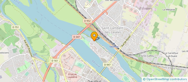 localisation de l'entreprise MADAME DANIELE LAMBERT  SAUMUR