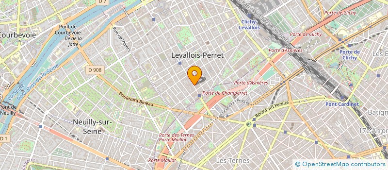 localisation de l'entreprise MADAME DANIELE LE CARRE à LEVALLOIS-PERRET