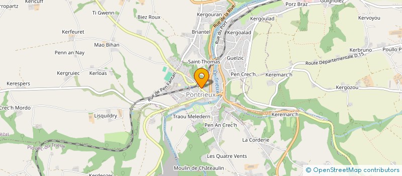 localisation de l'entreprise MADAME DANIELE LE GOFF à PONTRIEUX