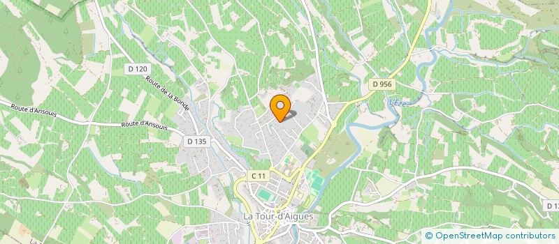 localisation de l'entreprise MADAME DANIELE LE PODER  LA TOUR-D'AIGUES