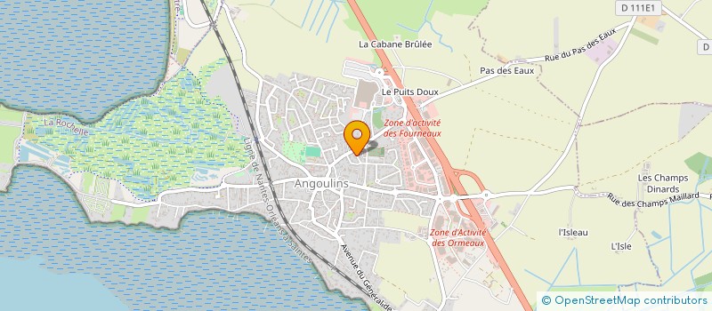 localisation de l'entreprise MADAME DANIELE LEDUC à ANGOULINS