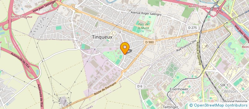 localisation de l'entreprise MADAME DANIELE LEFEVRE à TINQUEUX