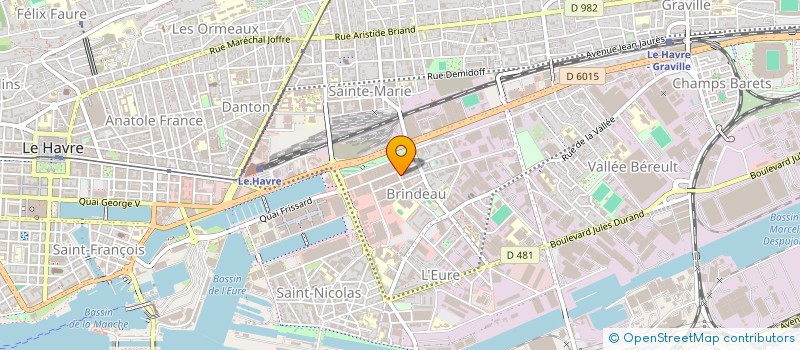 localisation de l'entreprise MADAME DANIELE LEGAY à LE HAVRE