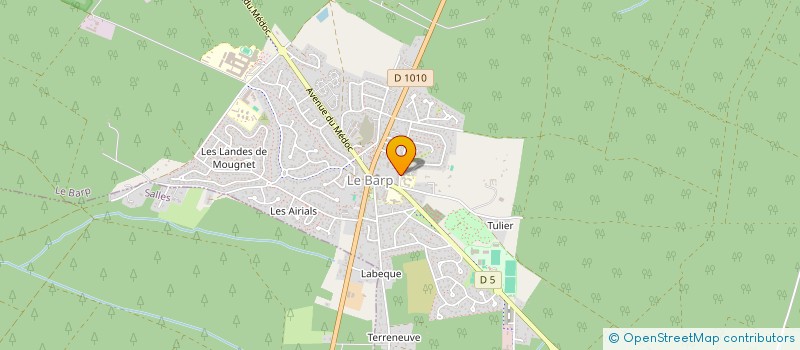 localisation de l'entreprise MADAME DANIELE LEHUREAU  LE BARP