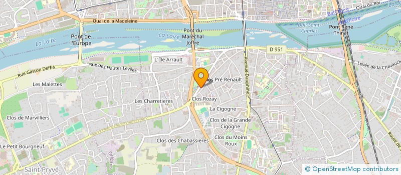 localisation de l'entreprise MADAME DANIELE LEMAIRE  ORLEANS