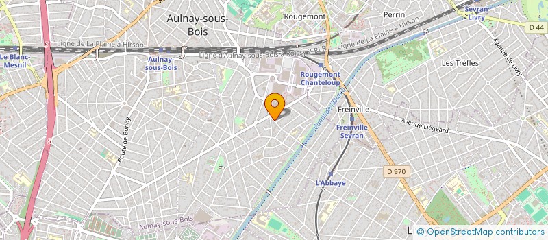 localisation de l'entreprise MADAME DANIELE LENOBLE à AULNAY-SOUS-BOIS