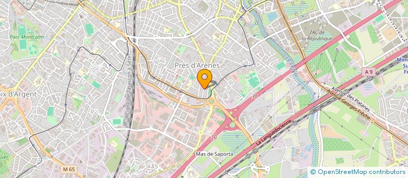 localisation de l'entreprise MADAME DANIELE LEYRE à MONTPELLIER