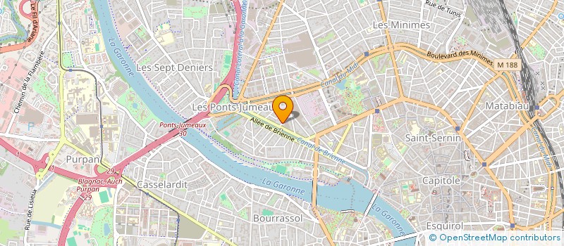 localisation de l'entreprise MADAME DANIELE LINON à TOULOUSE