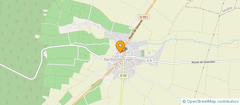 localisation de l'entreprise MADAME DANIELE LOGEARD  BARBONNE-FAYEL