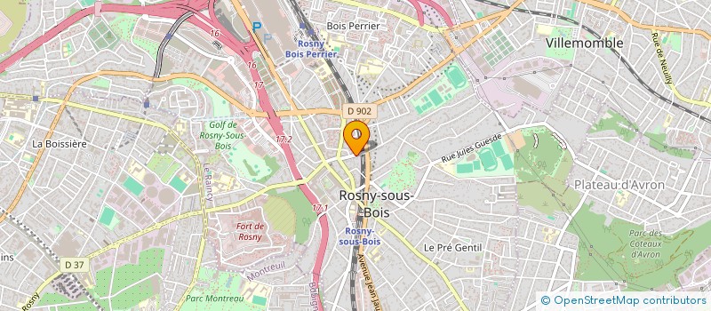 localisation de l'entreprise MADAME DANIELE MAILLOT à ROSNY-SOUS-BOIS