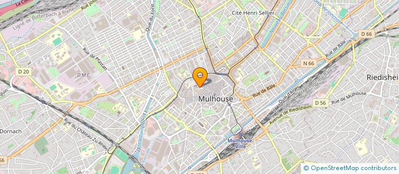 localisation de l'entreprise MADAME DANIELE MARIANI  MULHOUSE