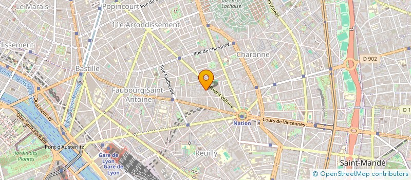 localisation de l'entreprise MADAME DANIELE MARQ  PARIS