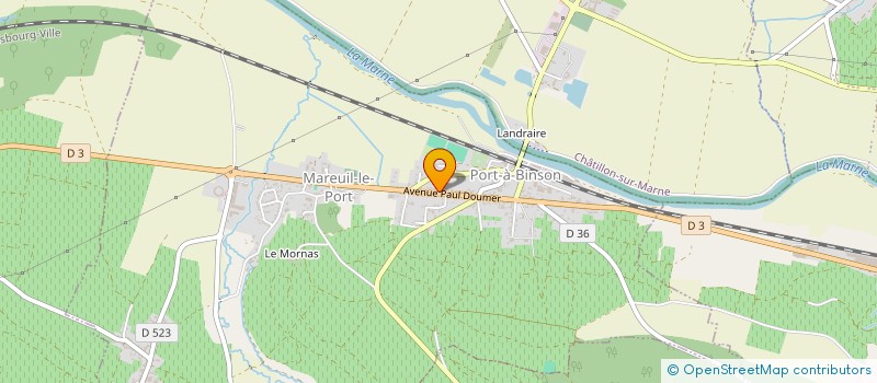 localisation de l'entreprise MADAME DANIELE MARSAULT  MAREUIL-LE-PORT