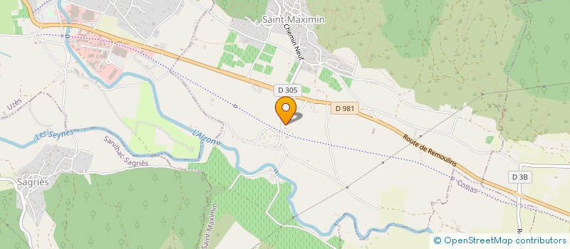 localisation de l'entreprise MADAME DANIELE MARTI  SAINT-MAXIMIN