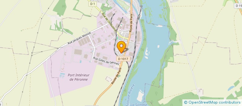 localisation de l'entreprise MADAME DANIELE MARTIN à PERONNE