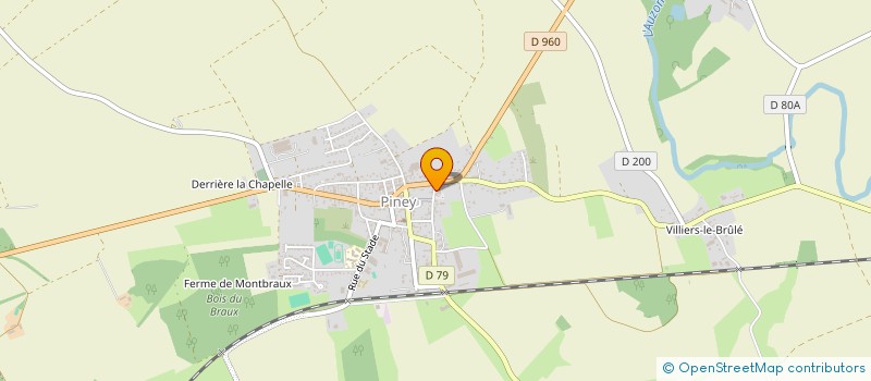 localisation de l'entreprise MADAME DANIELE MATHE  PINEY