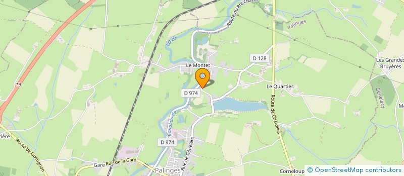 localisation de l'entreprise MADAME DANIELE MERCIER  PALINGES