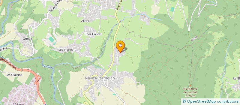 localisation de l'entreprise MADAME DANIELE MERMILLOD  NAVES-PARMELAN