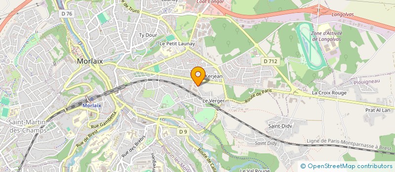 localisation de l'entreprise MADAME DANIELE MESSAGER à MORLAIX