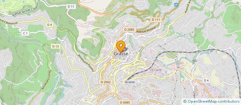 localisation de l'entreprise MADAME DANIELE MICHEL  GRASSE