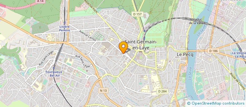 localisation de l'entreprise MADAME DANIELE MICHEL  SAINT-GERMAIN-EN-LAYE