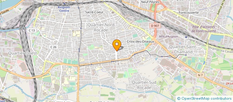 localisation de l'entreprise MADAME DANIELE MONTOYA  AVIGNON