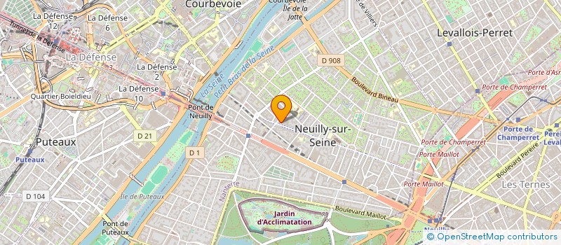 localisation de l'entreprise MADAME DANIELE MOREAU à NEUILLY-SUR-SEINE