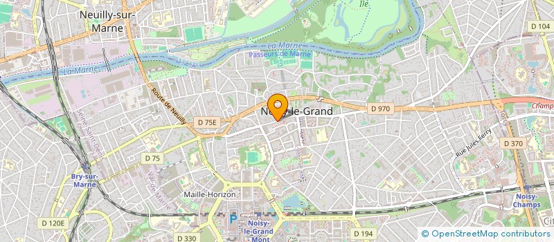 localisation de l'entreprise MADAME DANIELE MORON  NOISY-LE-GRAND