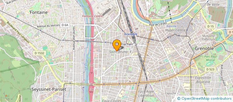 localisation de l'entreprise MADAME DANIELE MOULIN à GRENOBLE