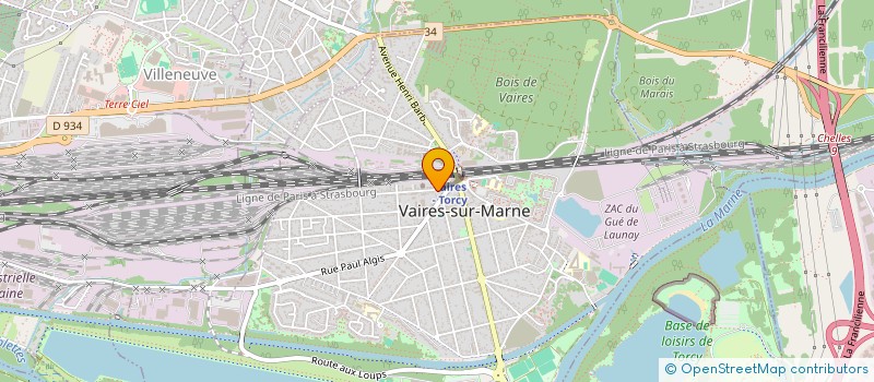 localisation de l'entreprise MADAME DANIELE MOUSTIER à VAIRES-SUR-MARNE