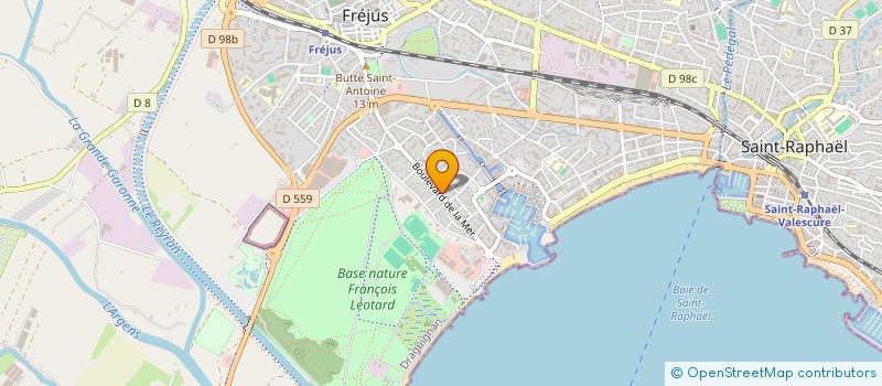 localisation de l'entreprise MADAME DANIELE MULLER à FREJUS