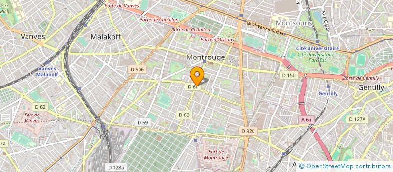 localisation de l'entreprise MADAME DANIELE NATAF à MONTROUGE