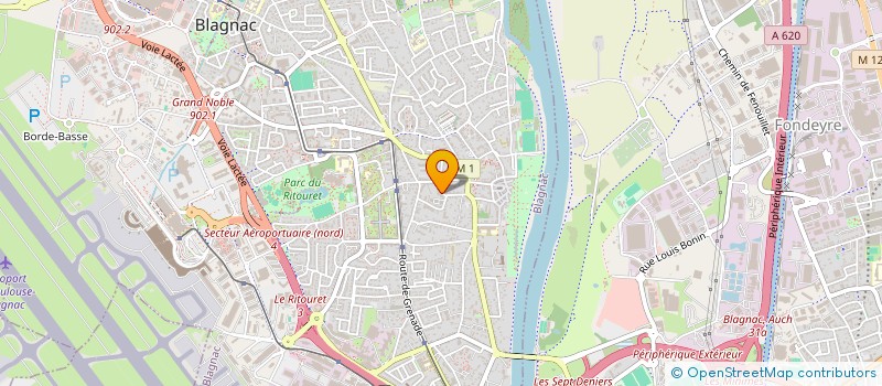 localisation de l'entreprise MADAME DANIELE NOVO  BLAGNAC