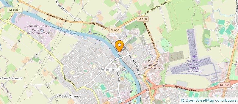 localisation de l'entreprise MADAME DANIELE PARISI  WAMBRECHIES