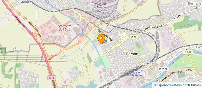 localisation de l'entreprise MADAME DANIELE PASSAGNE  PERSAN