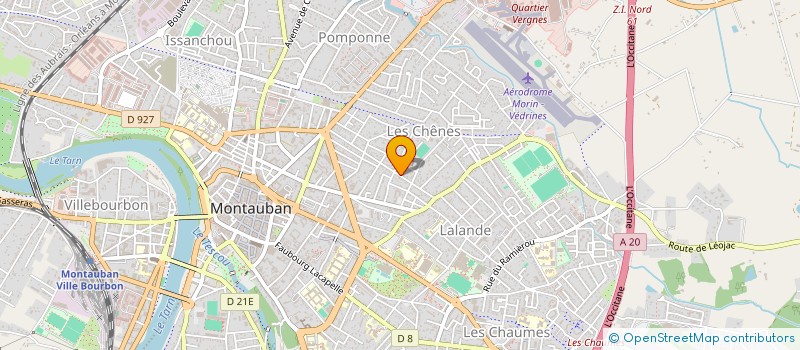 localisation de l'entreprise MADAME DANIELE PASSERIEUX  MONTAUBAN