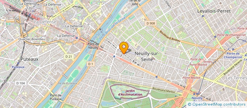 localisation de l'entreprise MADAME DANIELE PELARDY SIMON à NEUILLY-SUR-SEINE