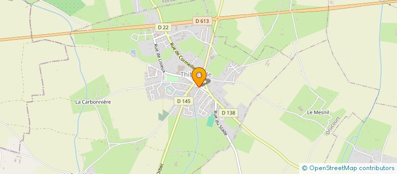 localisation de l'entreprise MADAME DANIELE PEPIN  THIBERVILLE