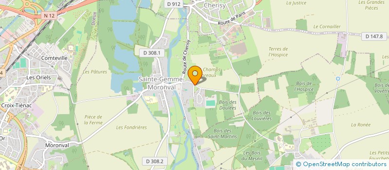 localisation de l'entreprise MADAME DANIELE PERNEY à SAINTE-GEMME-MORONVAL