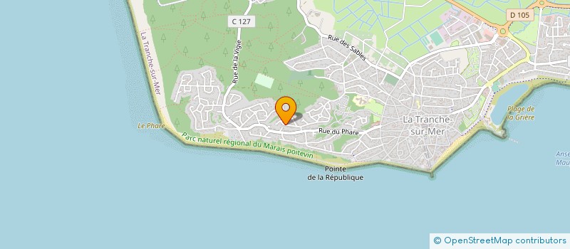 localisation de l'entreprise MADAME DANIELE PERRUCHOT à LA TRANCHE-SUR-MER