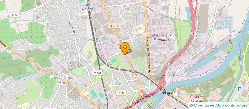 localisation de l'entreprise MADAME DANIELE PIERRE  METZ