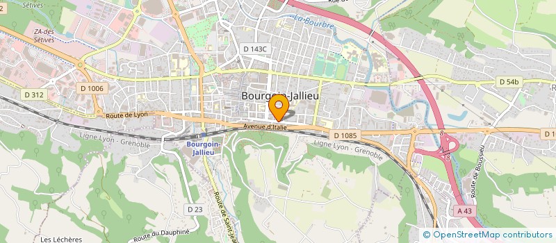 localisation de l'entreprise MADAME DANIELE PLASSE à BOURGOIN-JALLIEU