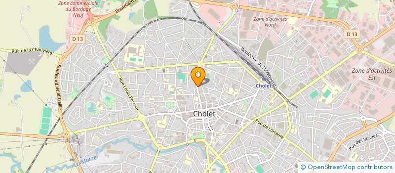 localisation de l'entreprise MADAME DANIELE PONCET à CHOLET